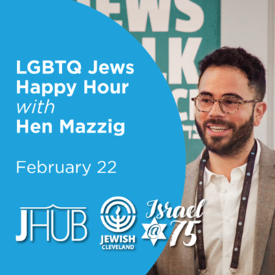 LGBTQ Jews Happy Hour featuring Hen Mazzig